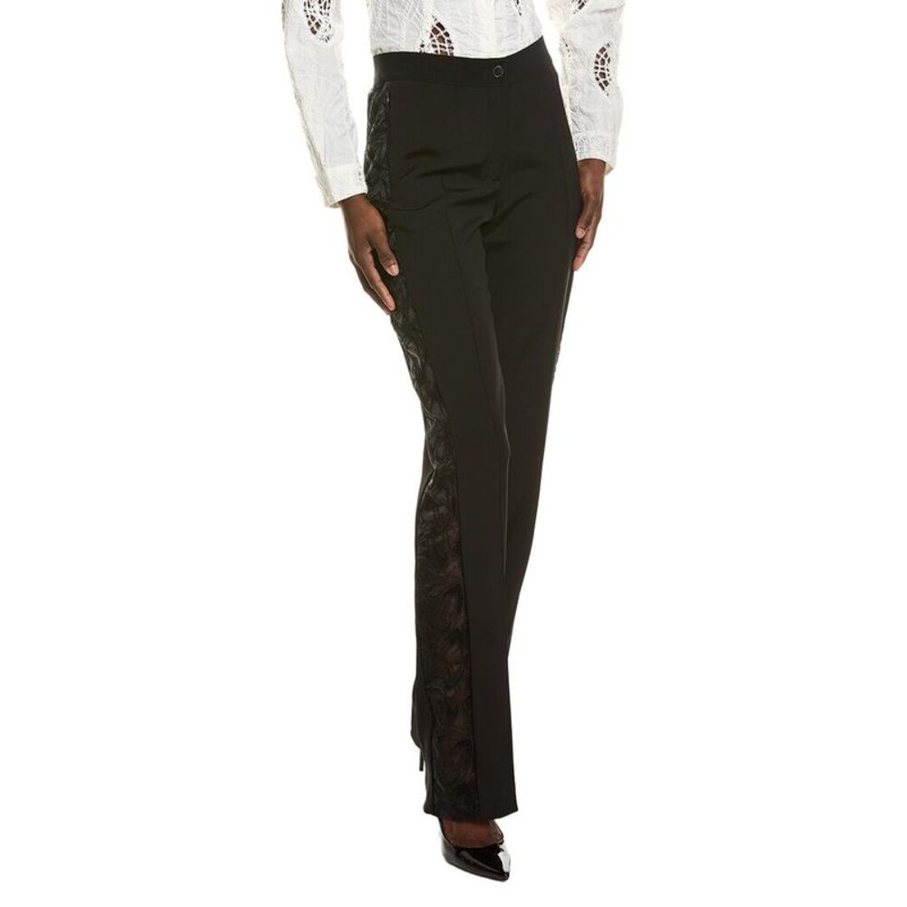 Akris Womens  Carl Silk-Blend Pant, Black